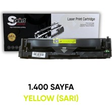 Sprint S-Print Gold Serisi CF402A (201A) / CRG-045 Sarı Toner (1.4k*)