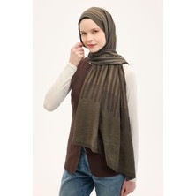 Silk Home Urban Hours Orya Haki Mayda Şal 190X70
