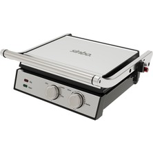 Sinbo SSM-2598 Izgara ve Tost Makinesi 2000W Döküm Plakalı Ayarlanabilir Isı ve Zaman Kontrollü