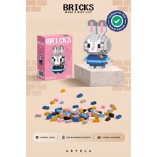 Arvela Bricks Judy Hopps Karakteri - Eğitici Oyuncak Figür - Orijinal