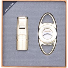Parmida Çakmak Kesici Ikili Fırçalı Gold Puro Seti - TR8420