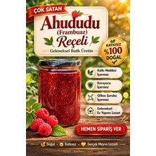 White Organic Ahududu Frambuaz Reçeli 750 Gr %75 Meyve Raspberry Jam Katkısız Geleneksel
