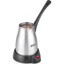 Sinbo SCM-2943 Elektrikli Cezve 400 ml Paslanmaz Çelik Tasarım ile Modern Kahve Hazırlama