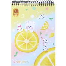 Morning Glory 2000 Çizgisiz Bloknot Defteri 18,5X25,5 cm Limonata 14501-89694