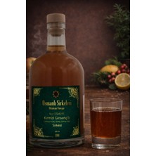 Osmanlı Sirkeleri Osm 015  Kırmızı Ginseng  (Kırmızı Ginseng, Çakşır Kökü, Elma, Orman Balı)  Sirkesi