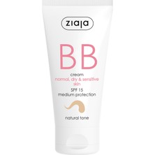Ziaja BB Krem 50 ml Normal-Kuru&Hassas Ciltler İçin Nemlendirici Doğal Ton E Vitamini