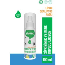 Siveno Sivrisinek ve Kene Kovucu Sprey Losyon Bitkisel Tüm Vücut İçin Aile Boy 100 ml