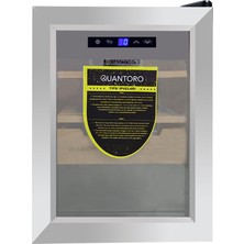 Quantoro Qcc-52-B Elektronik Nemlendirme & Soğutmalı Gümüş Puro Dolabı - QTR-002