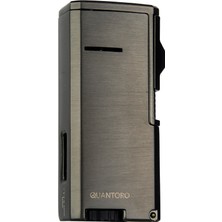 Quantoro 3 Torch Pürmüz Delicili Gunmetal Metal Puro Çakmağı - TRZ1073