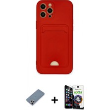 Pileli Store Pilelistore™ iPhone 12 Pro Max Kılıf Vadi Çizgi Prime - Şeffaf Temperli Cam Ekran Koruyucu + Metal Kamera Lens Koruma Cam - Gs