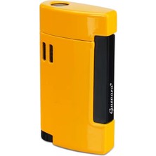 Guevara Tek Torch Pürmüz Sarı-Siyah Metal Puro Çakmağı - TR7177