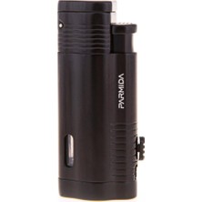 Parmida 3 Torch Pürmüz Siyah Puro Çakmağı - TR3506
