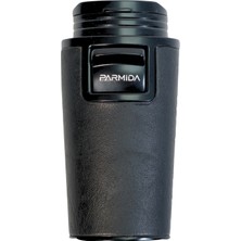 Parmida Çift Torch Pürmüz Delicili Gövdesi Deri Siyah Metal Puro Çakmağı - TR9614