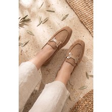 Stilbagshoes Wendi Ithal Toka Detaylı Kadın Günlük Ayakkabı Taba