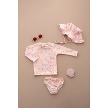 Lollie Baby&Kids Uv Korumalı Mayo Şapka Takım Bebek & Çocuk - Unicorn