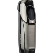 Quantoro 3 Torch Pürmüz Elektrikli Gunmetal Metal Puro Çakmağı - TRZ1065