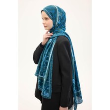 Silk Home Urban Hours Antik Petrol Yeşili Mayda Şal 190X70