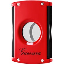Guevara Siyah-Kırmızı Metal Puro Makası Kesici - TR7755