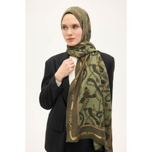 Silk Home Urban Hours Liora Asker Yeşili Mayda Şal 190X70