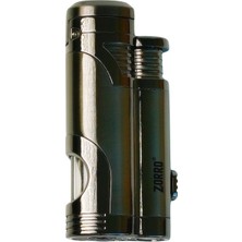 Zorro 2 Torch Pürmüz Gunmetal Metal Puro Çakmağı - TRM1001