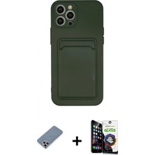 Pileli Store Pilelistore™ iPhone 12 Pro Max Kılıf Vadi Çizgi Prime - Şeffaf Temperli Cam Ekran Koruyucu + Metal Kamera Lens Koruma Cam - Gs