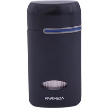 Parmida 3 Torch Pürmüz Siyah Puro Çakmağı - TR5858