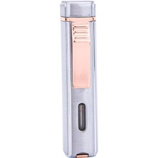 Parmida 3 Torch Pürmüz Gümüş Puro Çakmağı - TR5932