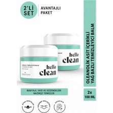 Herbaderm Hello Clean Yağ Bazlı Temizleyici Gözenek Karşıtı 2li Set