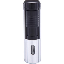 Parmida 3 Torch Pürmüz Gümüş Puro Çakmağı - TR5893