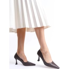 modaiconu Kadın Mat Acı Kahve Stiletto TR08MS27L