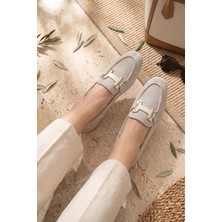 Stilbagshoes Wendi Ithal Toka Detaylı Kadın Günlük Ayakkabı Bej