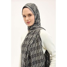 Silk Home Urban Hours Lumera Koyu Gri Mayda Şal 190X70