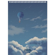 Morning Glory 3000 Cloud Bloknot Defteri 25,4X18,4 cm Balon 14001-87213