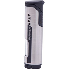 Parmida Tek Torch Pürmüz Gümüş Puro Çakmağı - TR5981