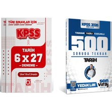 Yediiklim Yayınları Yediiklim 2026 Kpss Son Viraj Serisi Tarih 500 Soru ve Deneme Set