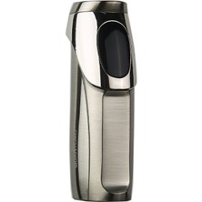 Quantoro 3 Torch Pürmüz Elektrikli Gümüş Metal Puro Çakmağı - TRZ1063