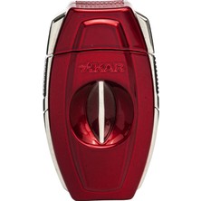 Xikar Flip Dual Kırmızı S-V Puro Makası Kesici - TR9308