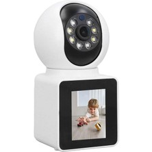 Apronx 4mp Küp 2.4" LCD Ekranlı Wıfı Kablosuz Ip Kamera AX-BN120 4g
