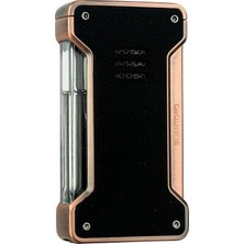 Quantoro Tek Torch Pürmüz Siyah-Bakır Metal Puro Çakmağı - TRZ1023
