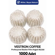 Vestron Filtre Kahve Kağıdı Beyaz 90/250 Basket (1000 ADET) VCT