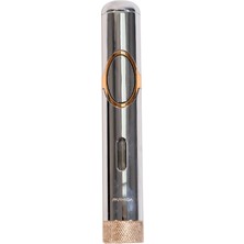 Parmida Tek Torch Pürmüz Delicili Gümüş Metal Puro Çakmağı - TR9519