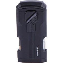 Parmida Üç Torch Pürmüz Siyah Puro Çakmağı - TR4658