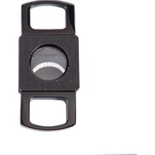 Parmida Gunmetal Kare Köşeli Puro Makası Kesici - TR3642