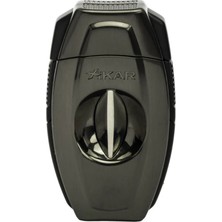 Xikar Flip Dual Gunmetal V & Düz Puro Makası Kesici