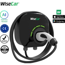 Wisecar Wtl – Yapay Zeka Destekli Akıllı Elektrikli Araç Şarj Cihazı | 22 Kw | Mobil Uygulama & Wisecar Aı