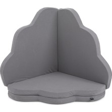 Wellgro Bulut Oyun Matı Gri 120 x 120 cm Katlanabilir Sünger ile Çocuklar İçin Güvenli Oyun