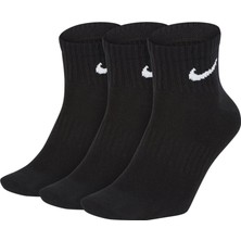 Nike Renkli Everyday Lightweight Training 3'lü Ankle Çorap 34 - 38 Beden Özellikli