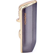 Parmida 3 Torch Pürmüz Gunmetal Yan Ağız Puro Çakmağı - TR1390