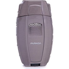 Parmida Çift Torch Pürmüz Gunmetal Metal Puro Çakmağı - TR7278