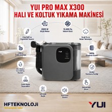 Yui X300 Pro Max 2000 W Buharlı Halı ve Koltuk Yıkama Makinesi-Buharlı Temizlik Makinesi